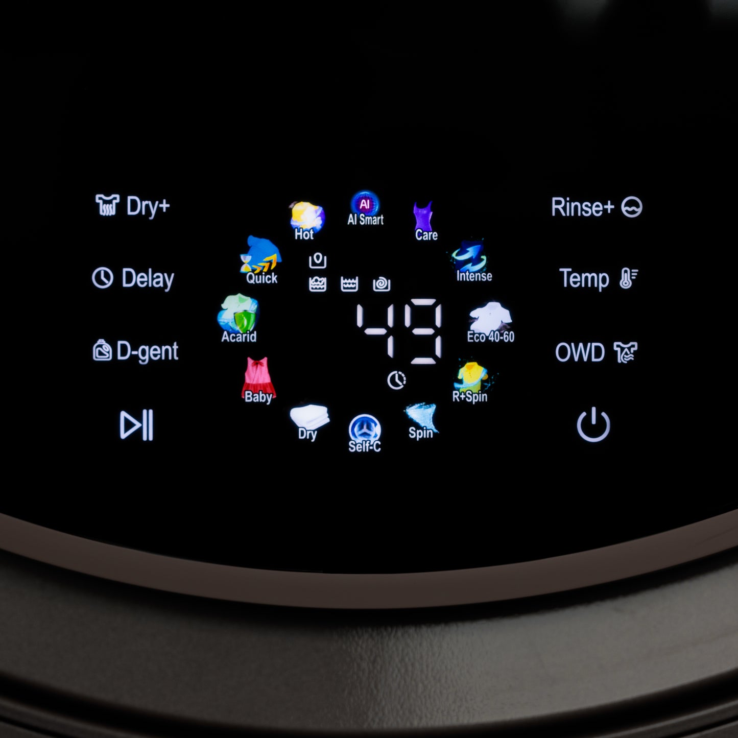 MobyWash Daewoo DY-BGX05 Anthrazit Schwarz Waschen und Trocknen